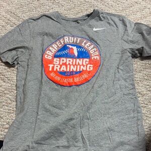 Nike Gray MLB baseball Grapefruit League Tee Yankees